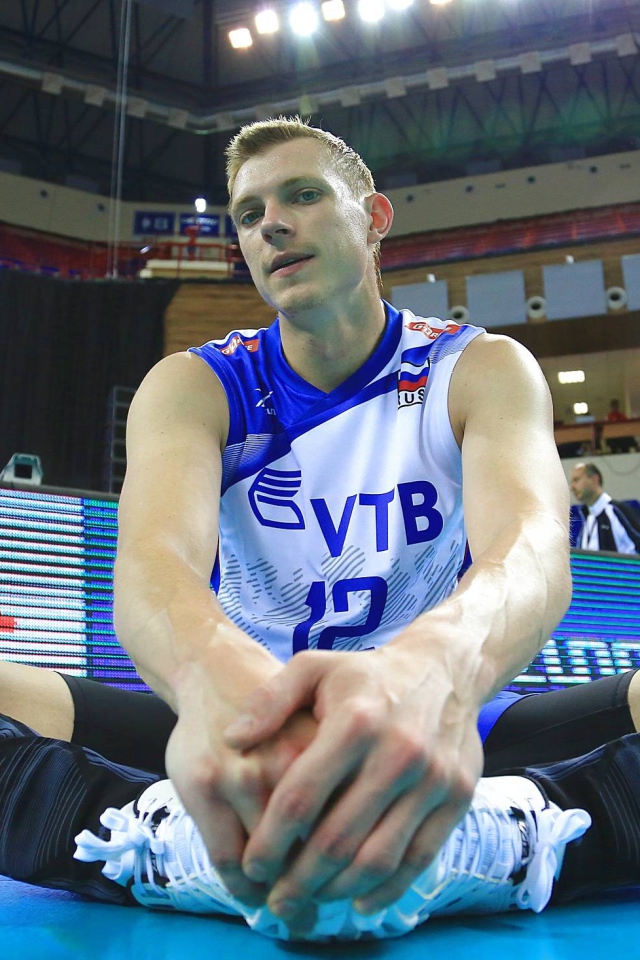 Российский спортсмен волейбольной команды Динамо Константин Бакун 