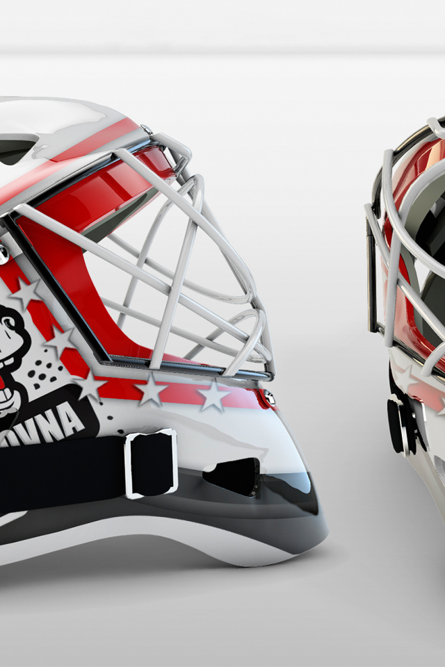 Хоккейный вратарский шлем 