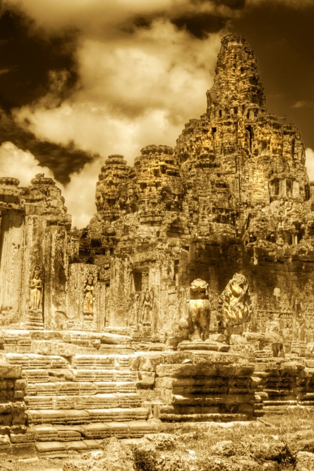 Камбоджа храмовый комплекс Ангкор Ват 