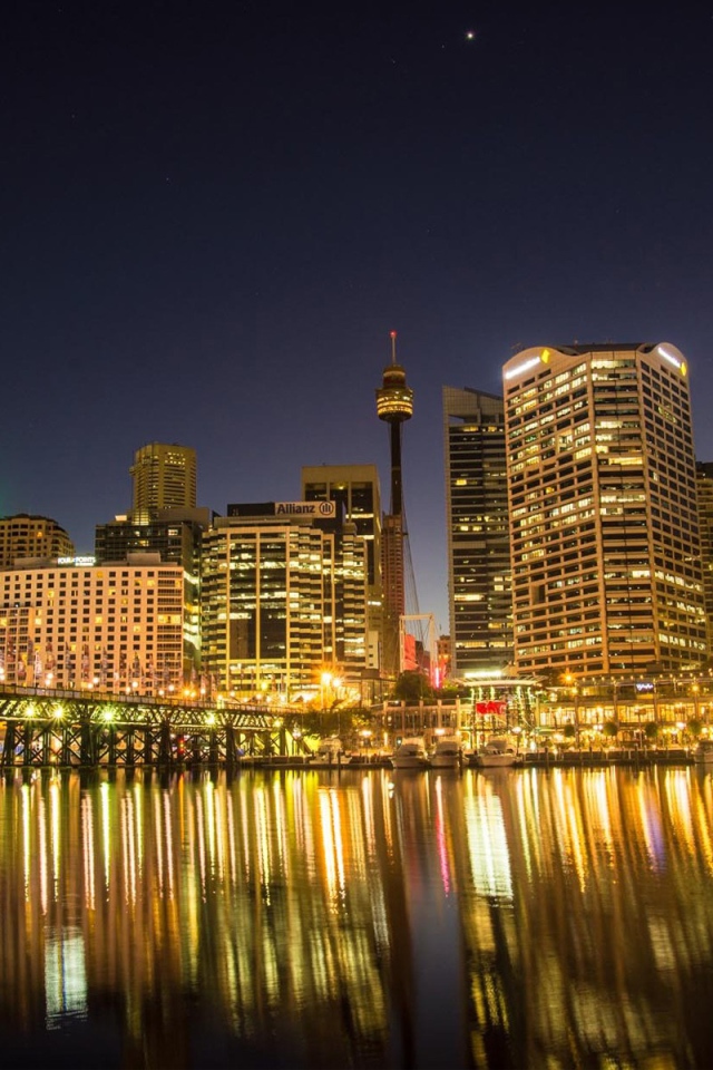 Гавань Дарлинг-Харбор в Сиднее 