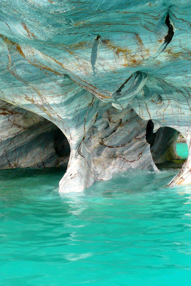 Мраморные пещеры Las Cavernas de Marmol, Чили 