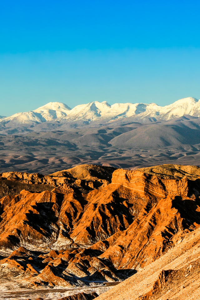 Горы в пустыне Атакама, Чили 