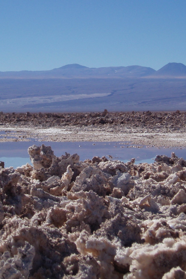 Солончак Салар-де-Атакама, Чили 