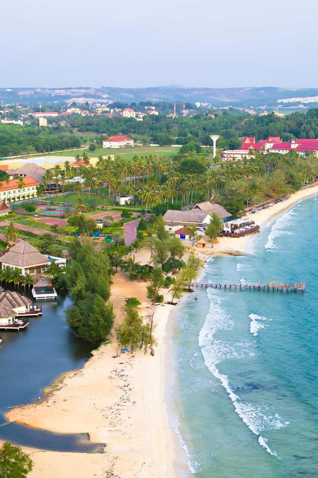 Пляжный курорт Sokha в Сиануквиле, Камбоджа 