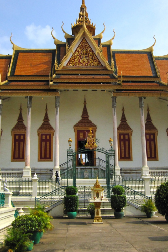 Храм на территории королевского дворца в Пномпене, Камбоджа 