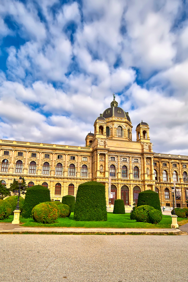 Museum of Art History under the beautiful sky, Vienna. Austria