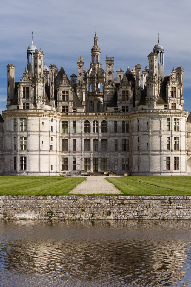 Старинный замок Шамбор, Франция 