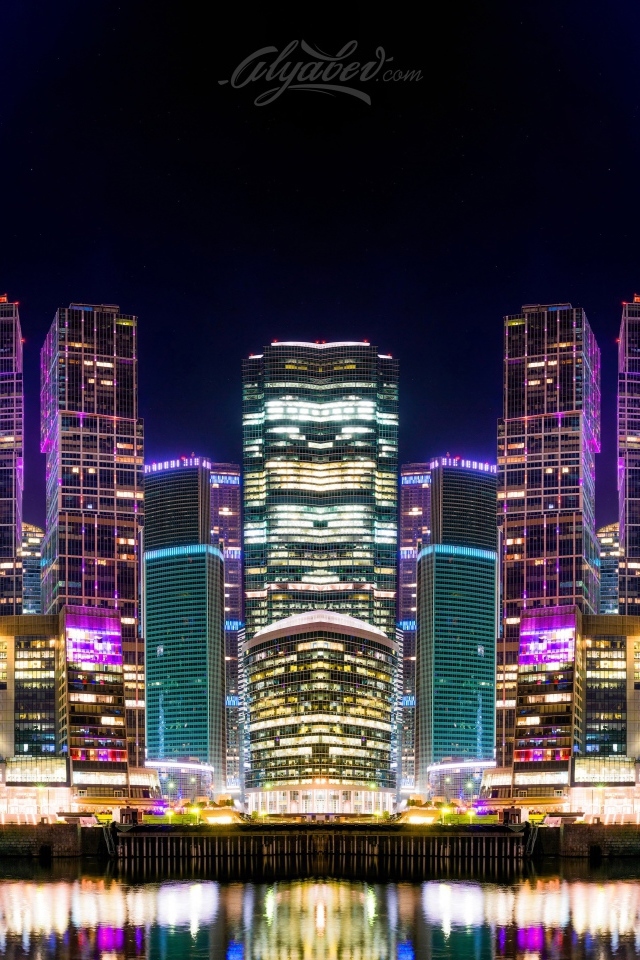 Ночная Москва, Россия 