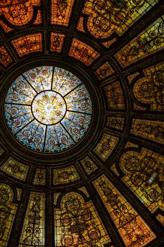 Чикагский культурный центр витражи, США