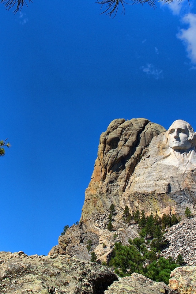 Гора Рашмор с лицами президентов, США 