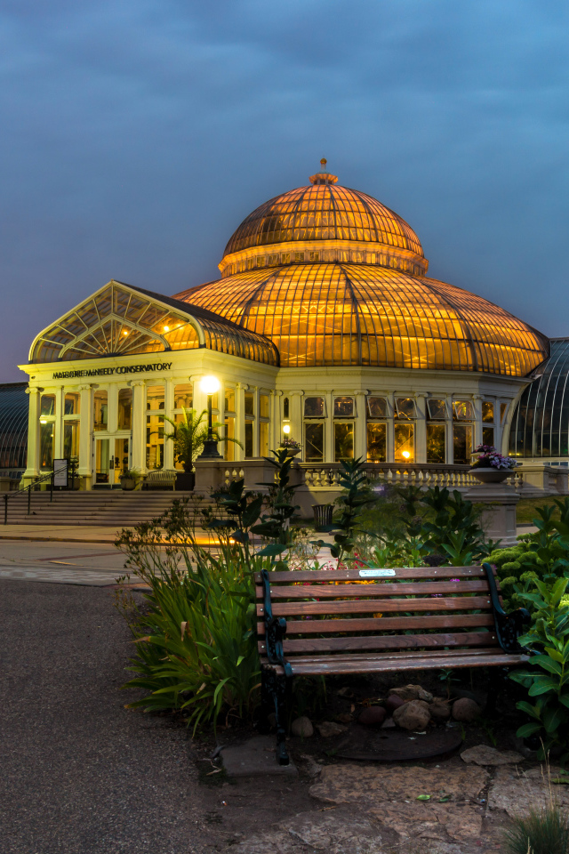 Ботанический сад Marjorie McNeely Conservatory, Миннесота. США 