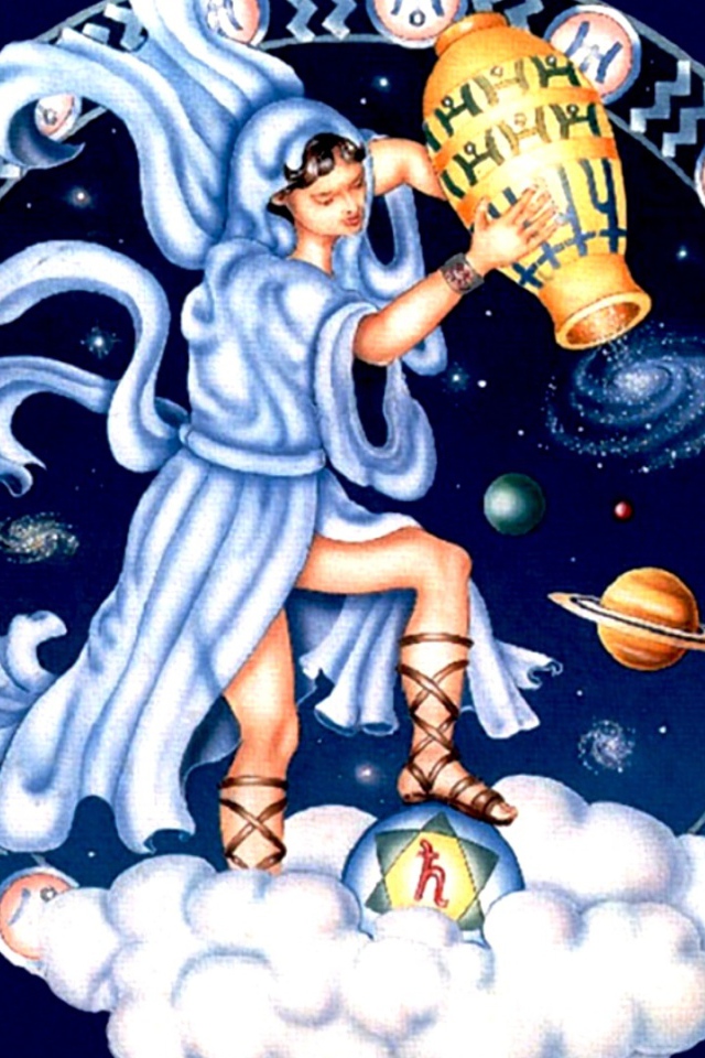 Знак зодиака Водолей рисунок 