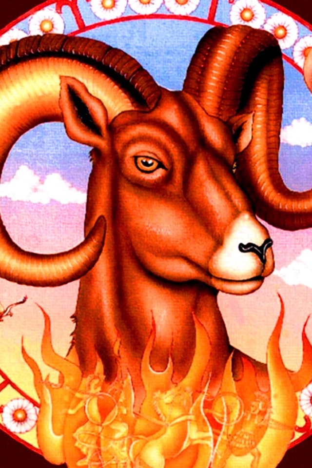 Знак зодиака Овен рисунок 