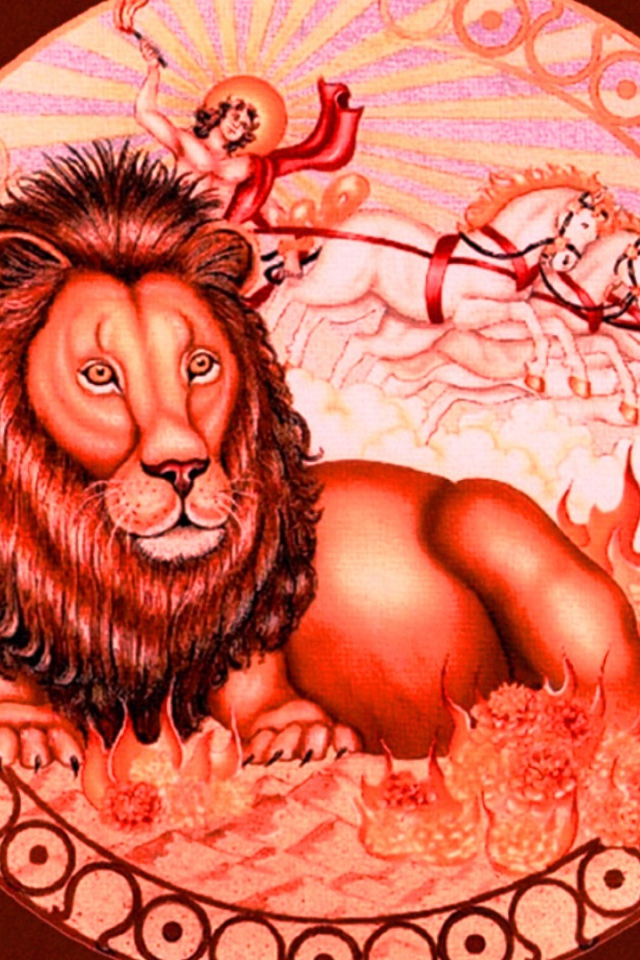 Знак зодиака Лев рисунок 