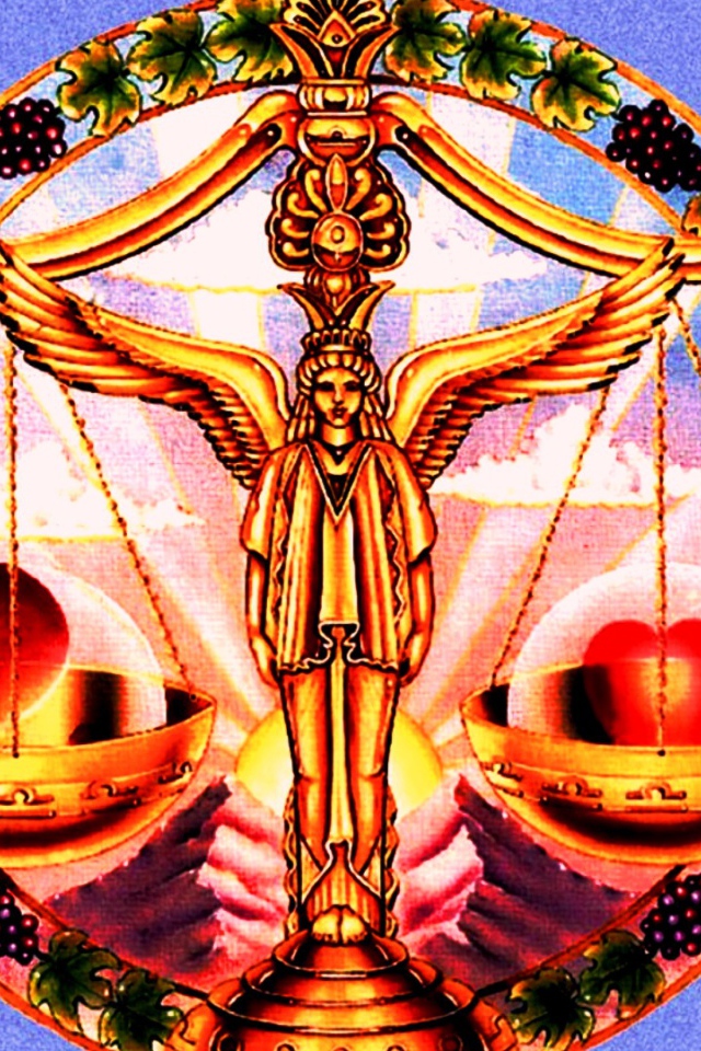 Знак зодиака Весы рисунок 