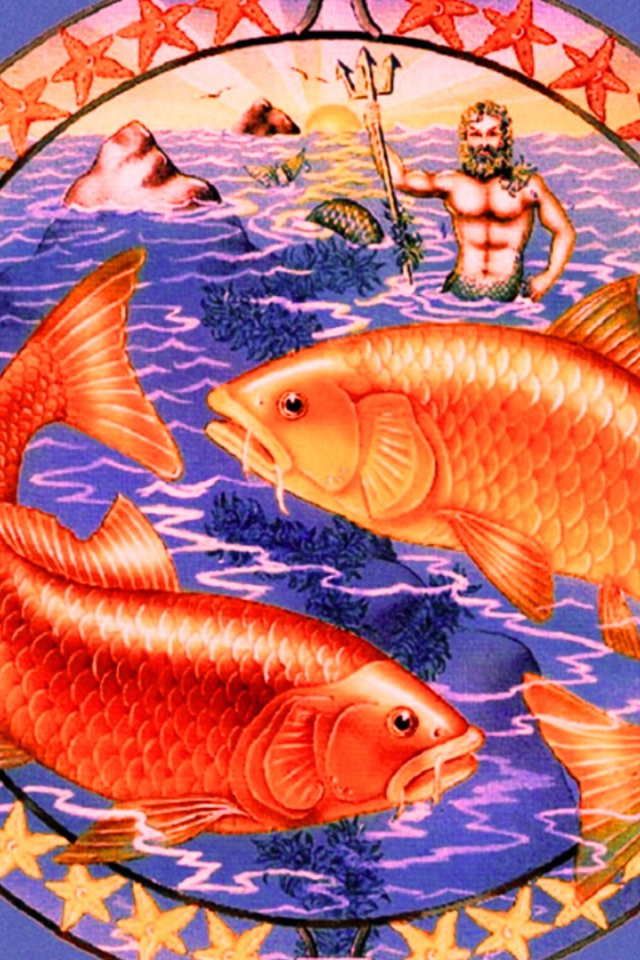 Знак зодиака Рыбы рисунок 