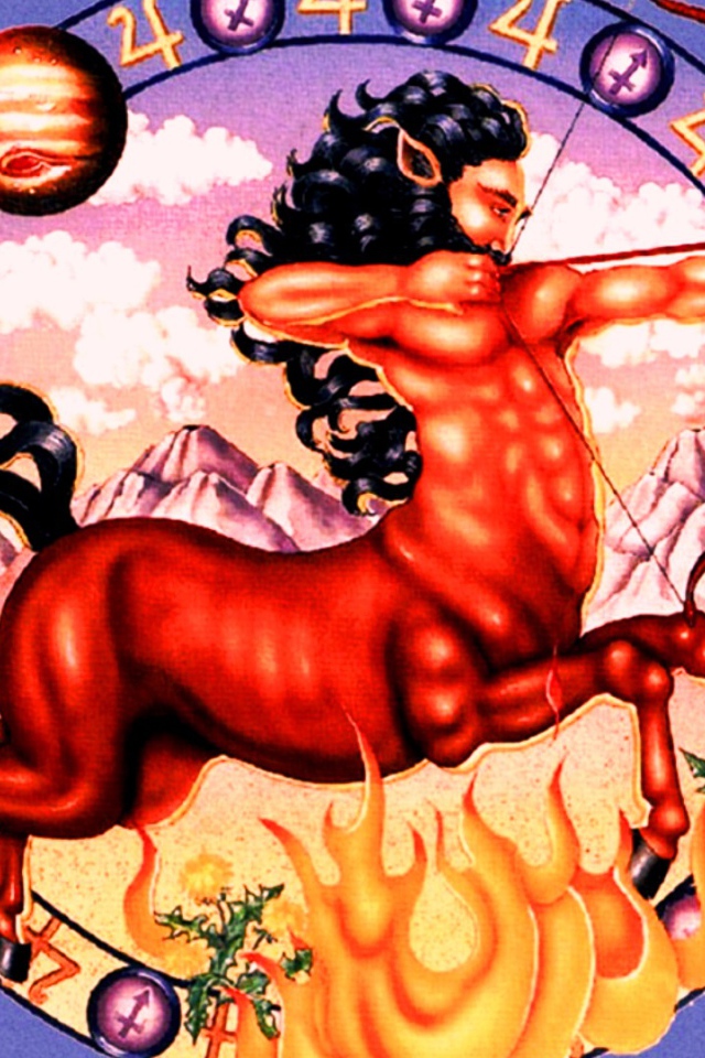 Знак зодиака Стрелец рисунок 