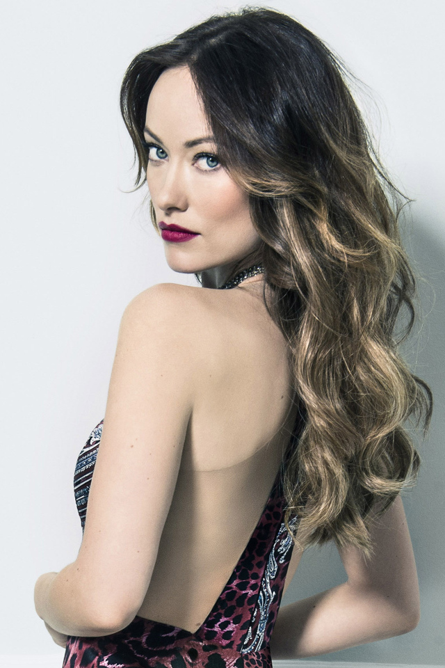 Голубоглазая девушка актриса Оливия Уайлд 