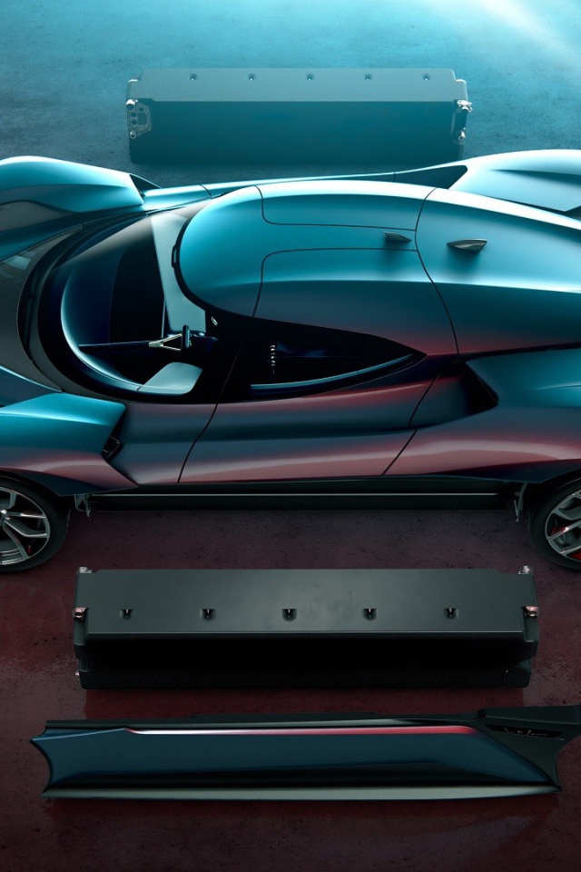 Электрический спортивный автомобиль NextEV NIO EP9 