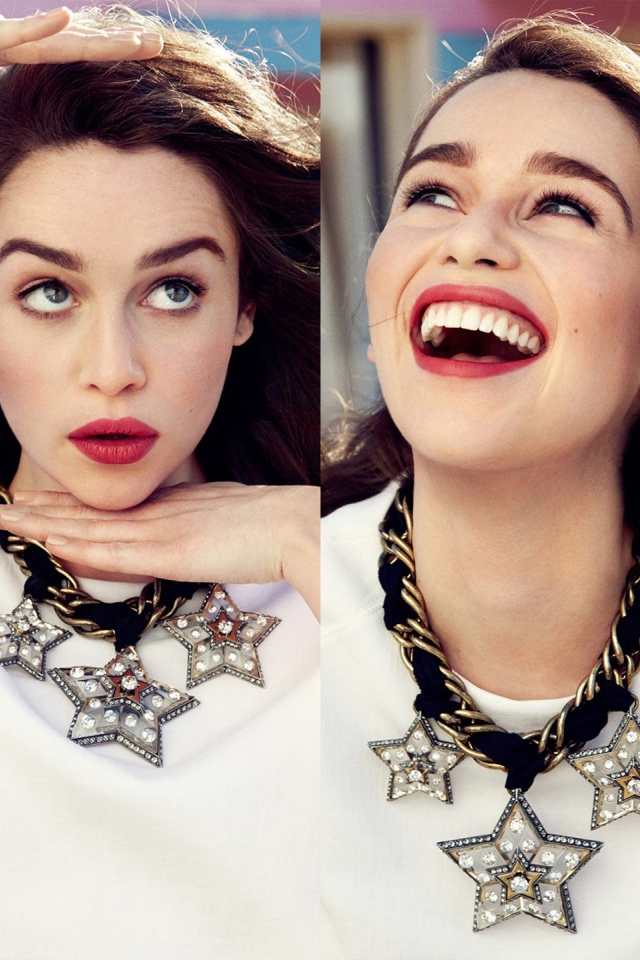 Эмоции актрисы Эмилии Кларк 