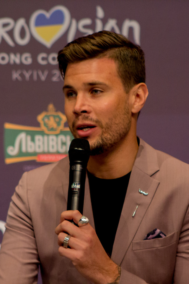 Eurovision Song Contest 2017 in Kiev from Sweden Robin Bengtsson