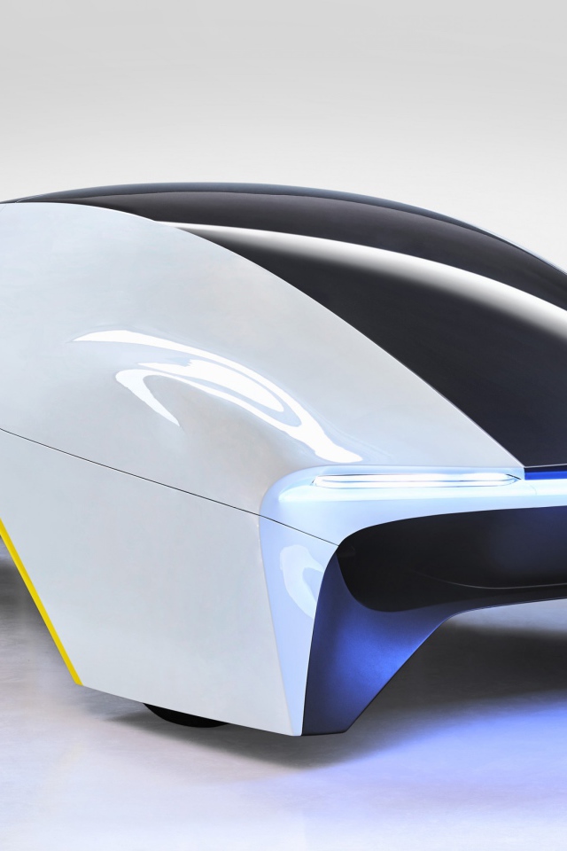 Необычный электромобиль  IED Scilla, 2018 на сером фоне