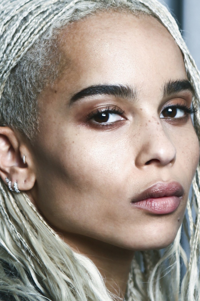 Молодая популярная актриса Зои Кравиц