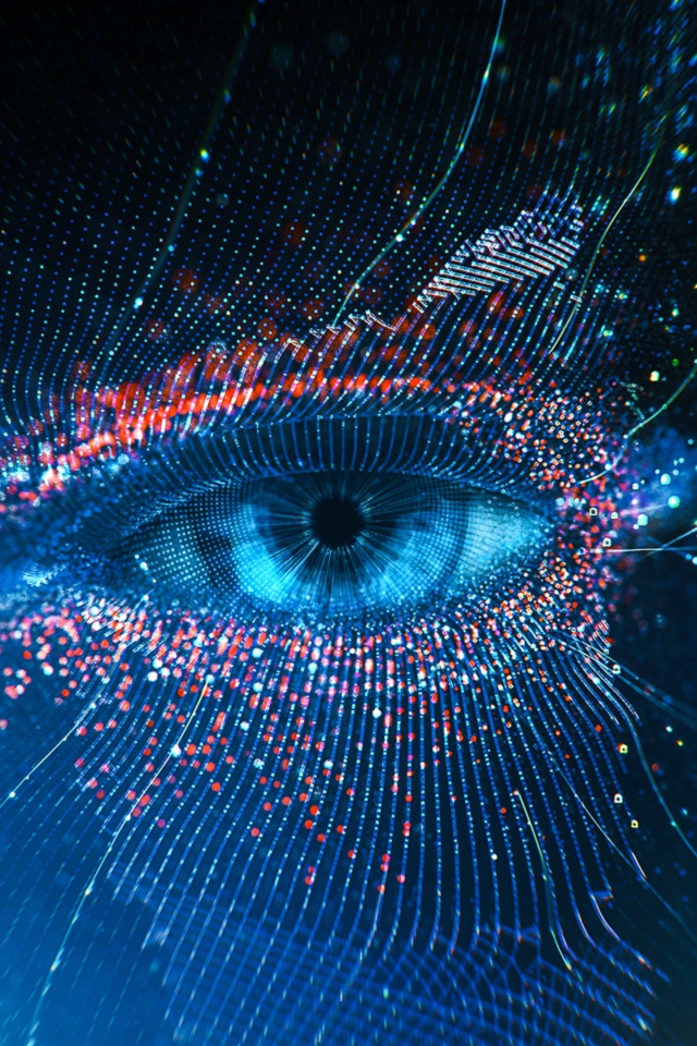 Абстрактный глаз 3д графика