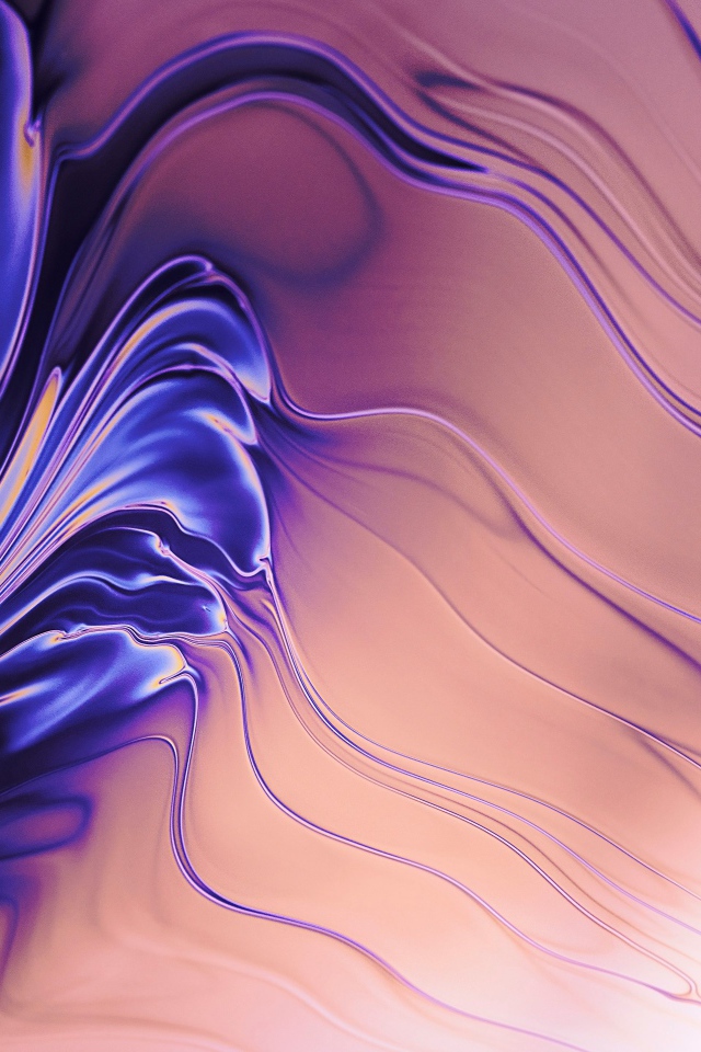 Абстрактные фиолетовые волны на розовом фоне