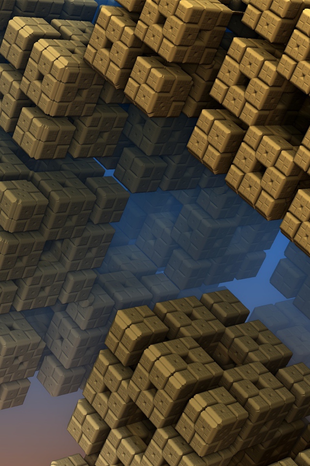 Cubes in zero gravity 3d graphics