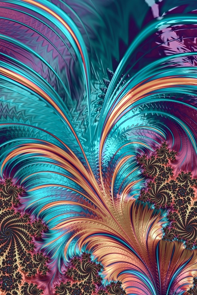 Разноцветный абстрактный рисунок