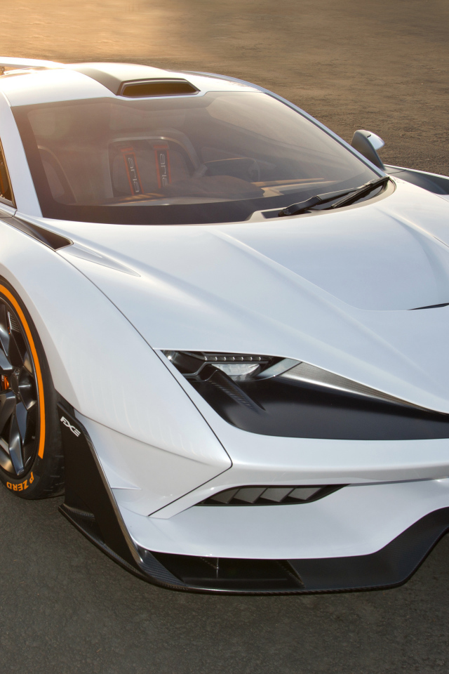 Стильный быстрый белый автомобиль  Aria FXE, 2019