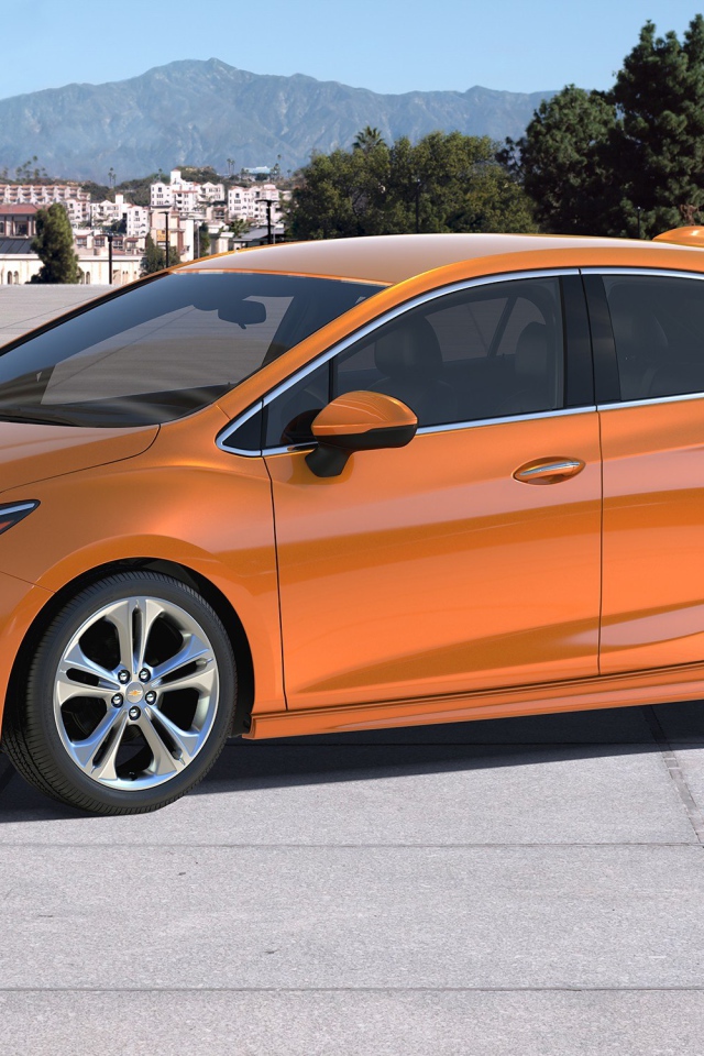 New orange car Chevrolet Cruze 2019