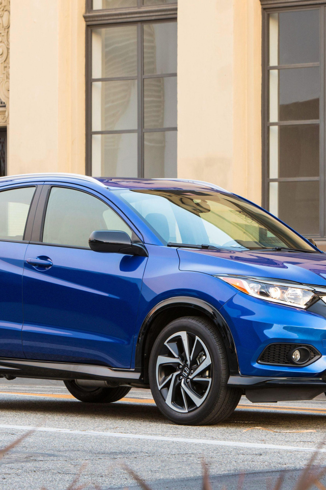 Синий кроссовер Honda HR-V Sport 2018