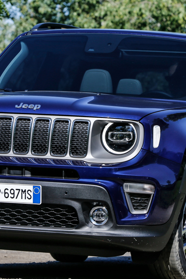 Черный Jeep Renegade Limited 2018