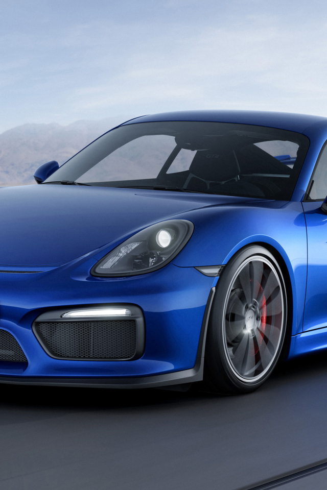 Быстрый синий автомобиль Porsche 911 GT3