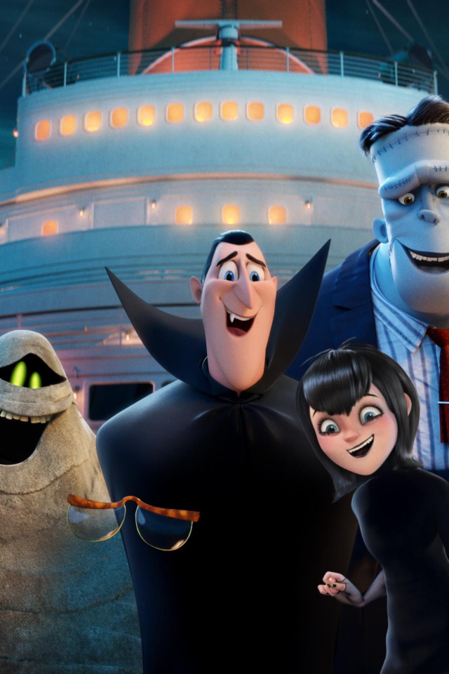 Главные герои мультфильма Монстры на каникулах 3