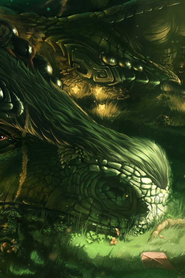 Большой дракон и маленькая девочка, фэнтези