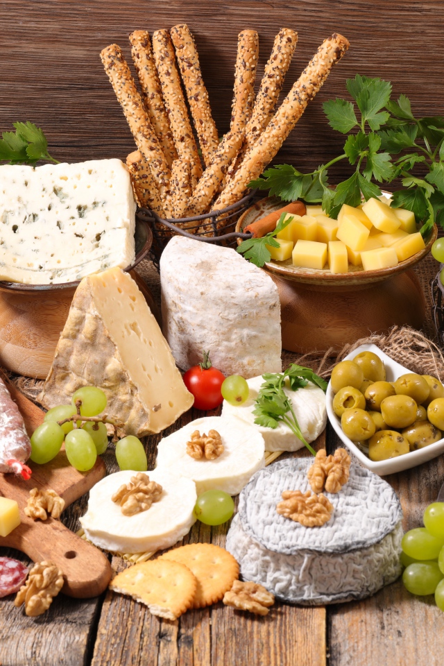 Аппетитный продуктовый натюрморт