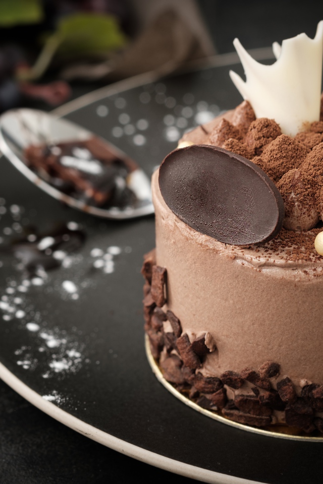 Аппетитный торт с шоколадом