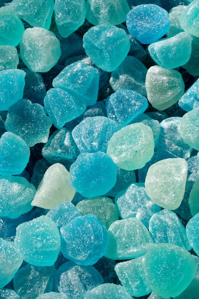 Голубые конфеты желе