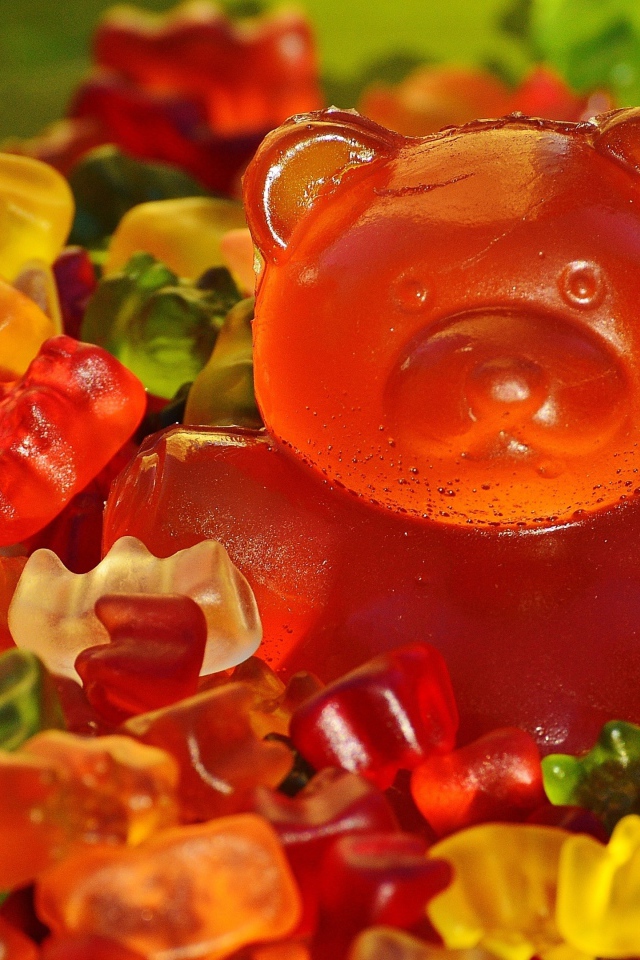 Разноцветные мармеладные мишки