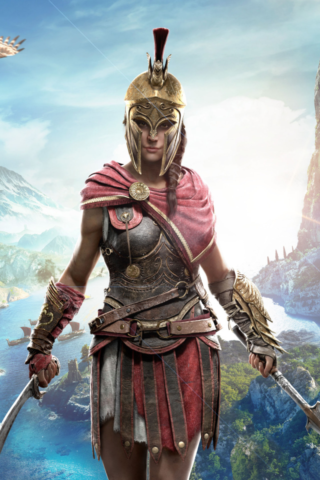 Cassandra character of the computer game Assassin's Creed Odyssey, 2018