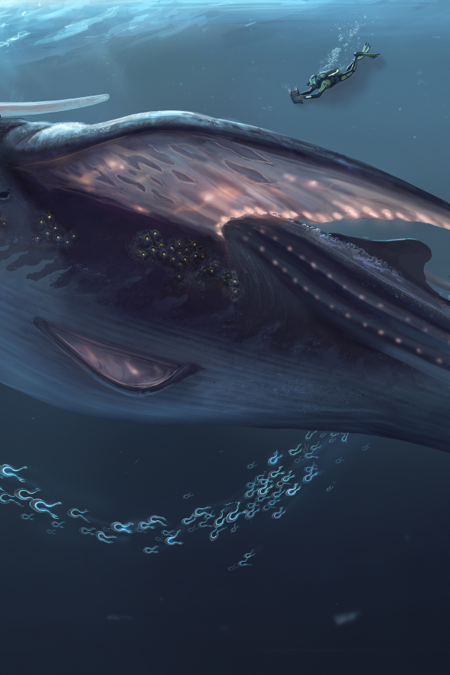 Кадр новой компьютерной игры Subnautica, 2018