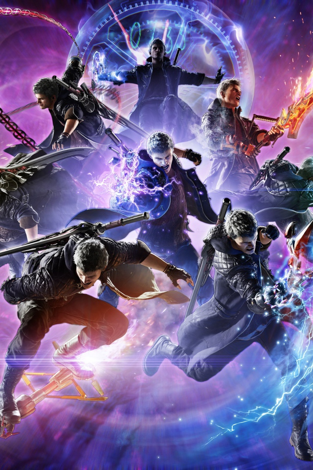 Постер компьютерной игры Devil May Cry 5, 2019