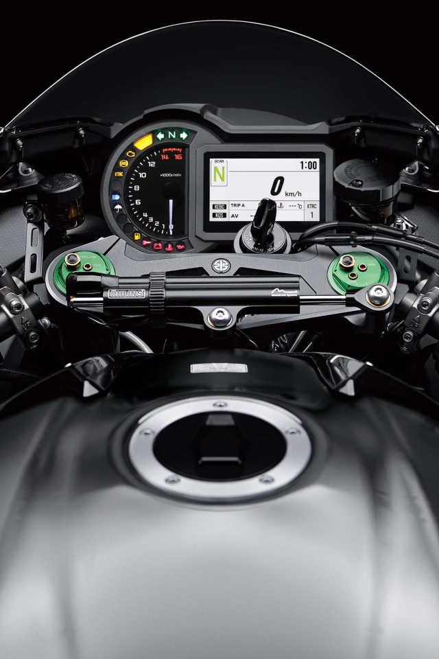 Панель приборов мотоцикла  Kawasaki Ninja H2, 2019
