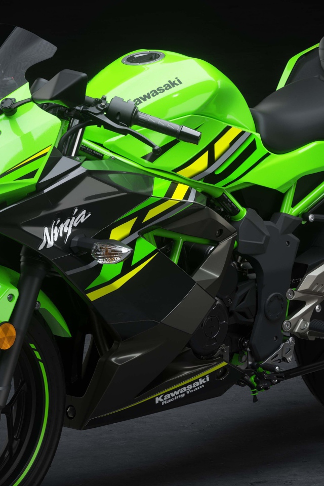 Новый мотоцикл Kawasaki Ninja 125, 2019 года