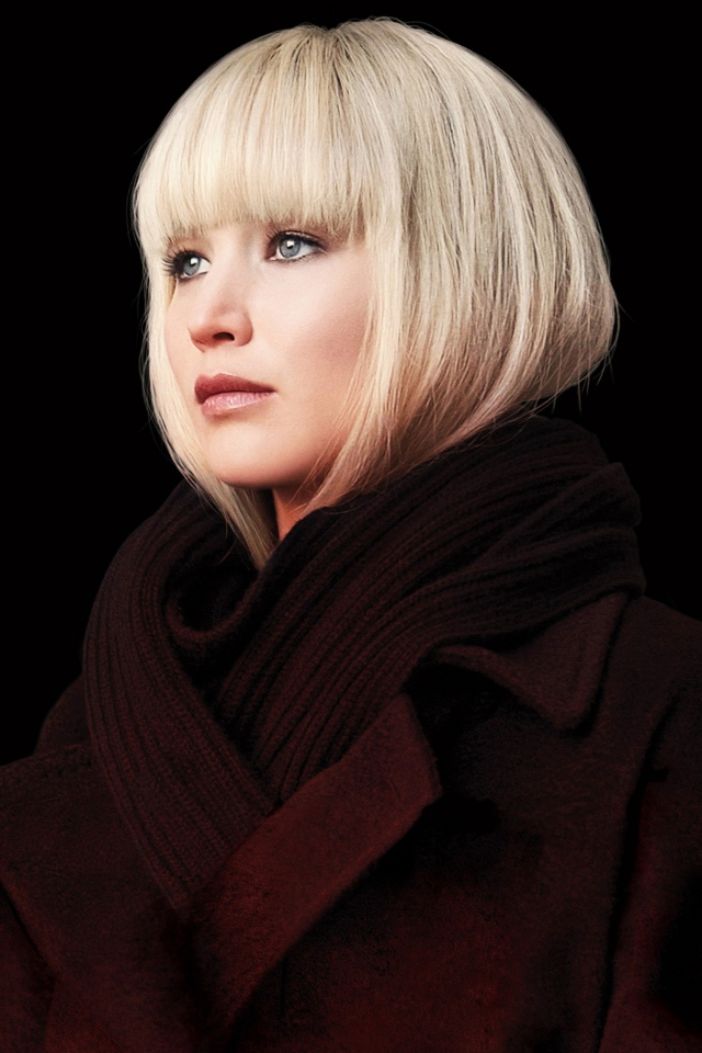 Актриса Дженнифер Лоуренс в фильме Красный воробей, 2018