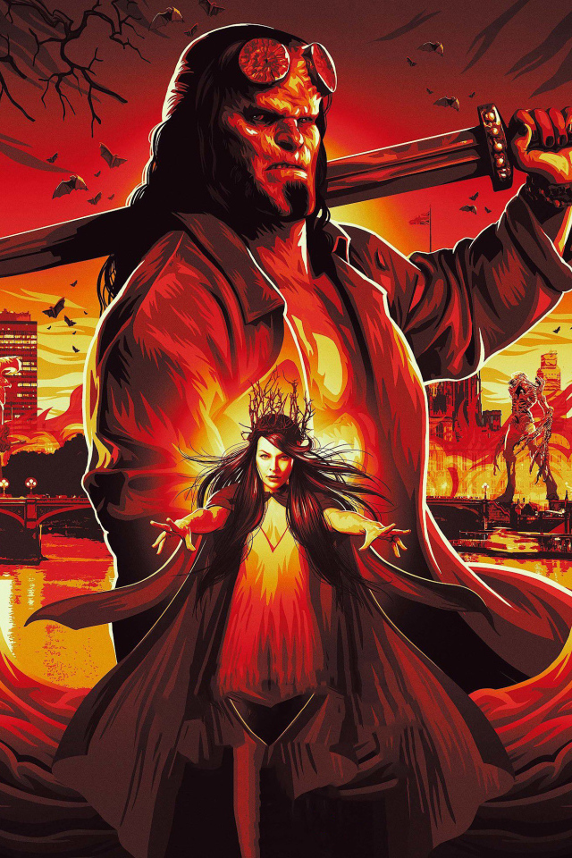 Постер нового фильма Хеллбой  2019