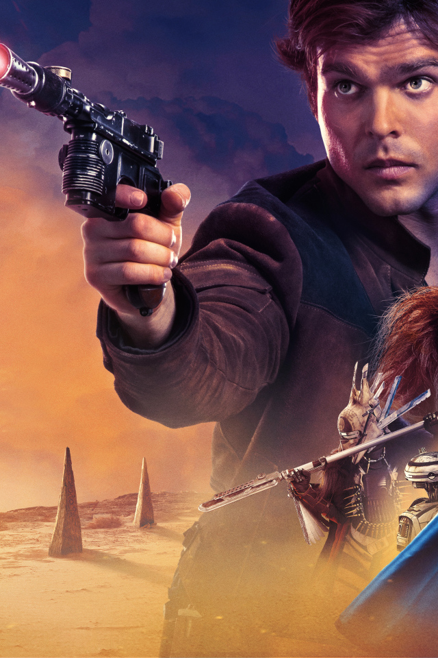 Постер нового фильма Соло. Звёздные войны. Истории, 2018